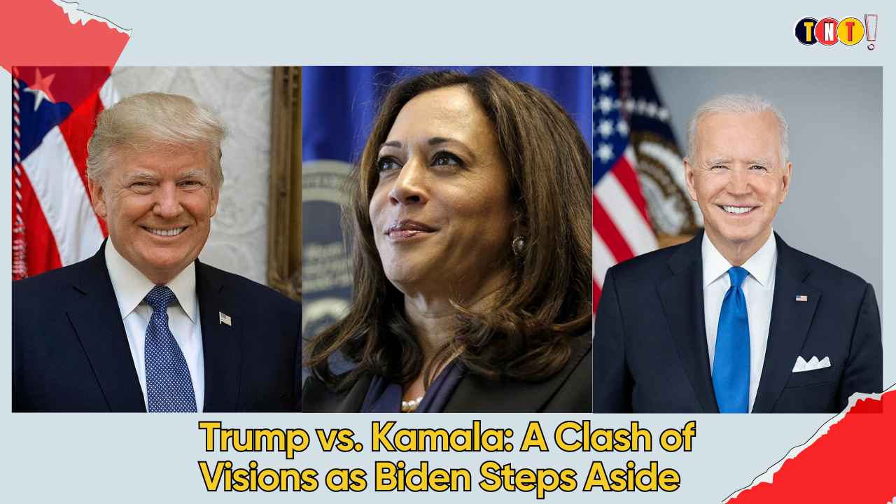 Trump vs. Kamala: A Clash of Visions as Biden Steps Aside