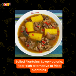 Boiled Plantain