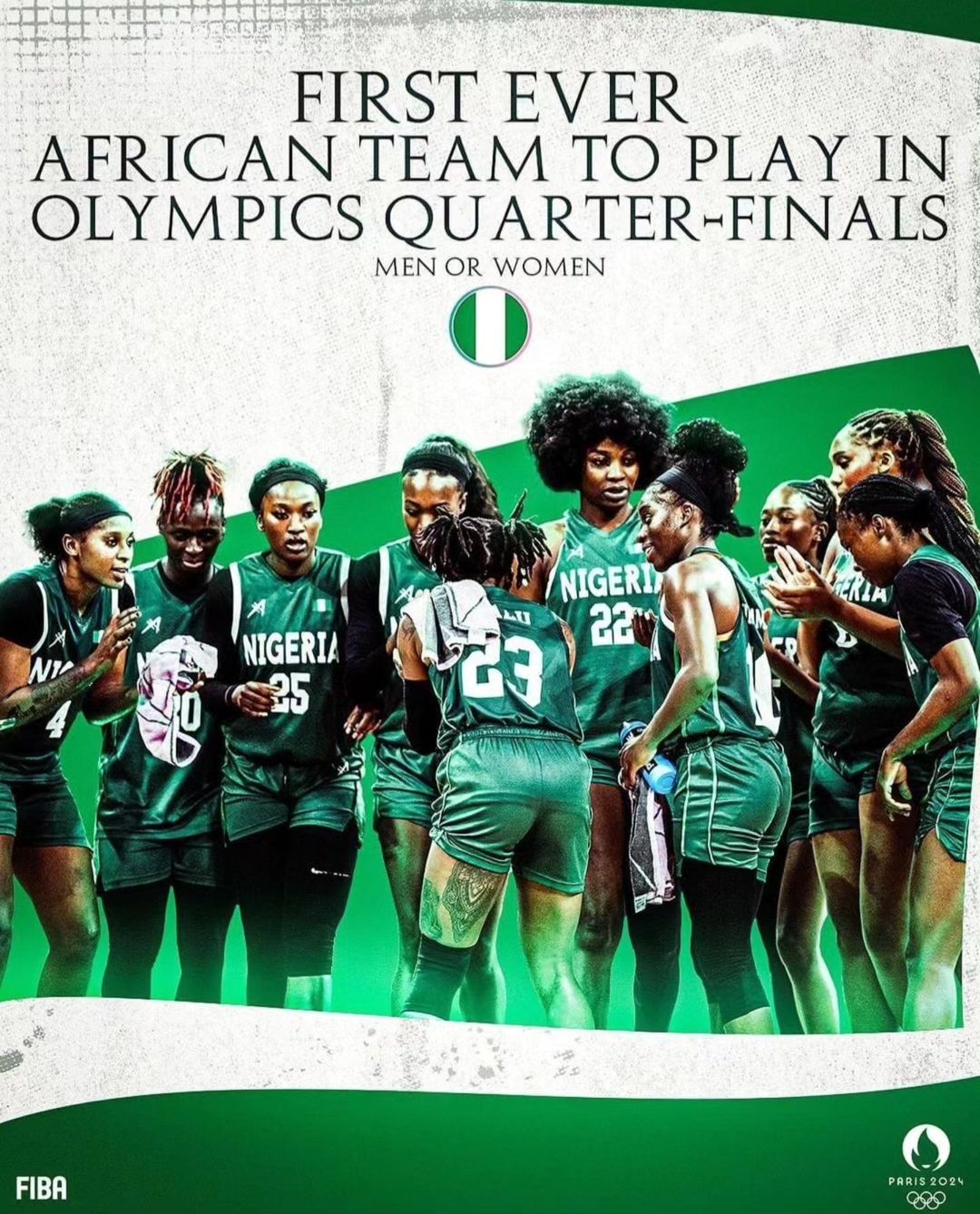 Nigeria’s D’Tigress Make History In Paris